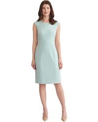 Kasper - Petite W Cut Out Extd Cap Slv Sheath - Lyst