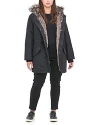 Levi's - Faux Fur Lined Hooded Parka Jacket - Lyst