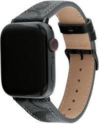 COACH - Apple Watch Strap | Show Your Personality With Every Wear | Customizable | Iconic Style| Elegant Leather | Designed For 42mm - Lyst