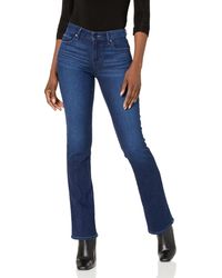 PAIGE - Womens Hattan Boot 32" High Rise Slim Boot In Ballad Jeans - Lyst