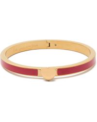 Kate Spade - Heart You Hinged Bangle - Lyst