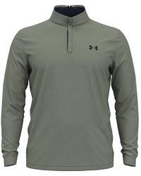 Under Armour - S Playoff 1/4 Zip Long-sleeve T-shirt, - Lyst