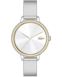 Lacoste - Cannes Quartz Watch With Stainless Steel Strap - Lyst