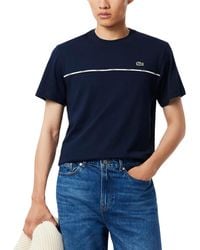 Lacoste - Regular Fit Croc Taping T-shirt - Lyst