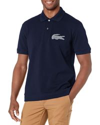 Lacoste Oversized Croc Polo Shirt in 