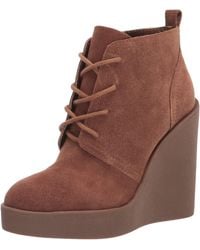 Jessica Simpson Mesila Wedge Bootie Ankle Boot - Brown