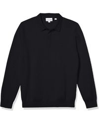 lacoste men's long sleeve regular fit classic stitch sweater