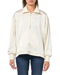 Lacoste - High Zipped Neck Oversized Popover Jacket - Lyst