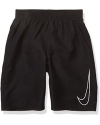 nike swimming swoosh print lap short