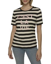 Karl Lagerfeld - Paris Soft Everyday Essential Casual T-shirt - Lyst