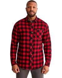 Timberland - Woodfort Mid-weight Flannel Work Shirt - Lyst