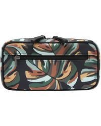 Fossil Canvas Leather Travel Toiletry 
