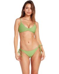 Volcom - Standard Simply Seamless Skimpy Tie Side Swimsuit Bikini Bottom - Lyst