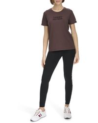 Tommy Hilfiger - Performance T-shirt,dark Chocolate,m - Lyst