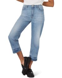 Lee Jeans - High Rise Straight Leg Crop Jean - Lyst