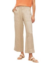 Velvet By Graham & Spencer - Dru Button Up Pant With Pockets - Lyst