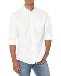 Tommy Hilfiger - Long Sleeve Button Down Oxford Shirt In Regular Fit - Lyst