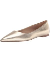 Sam Edelman - Wanda Flat Molten Gold 5 Medium - Lyst