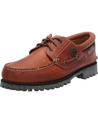 Timberland - Authentic 3-eye Lug Handsewn Boat Shoe - Lyst