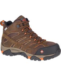 Merrell - Work Moab Vertex Mid Waterproof Composite Toe - Lyst