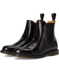 Dr. Martens - Flora Leather Chelsea Boots Boots - Lyst