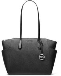 Michael Kors - Marilyn Medium Saffiano Leather Tote Bag - Lyst