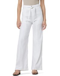 Hudson Jeans - Tie Waist Wide Leg Trouser - Lyst