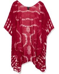 Steve Madden - Womens Tie Dye Open Kimono - Lyst