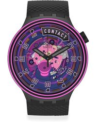 Swatch - Big Bold SB01B126 Armbanduhr mit Quarzuhrwerk - Lyst