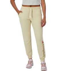 Champion - , Powerblend, Fleece Joggers, Comfortable Sweatpants For , 29", Fresh Skin Tan Script, X-large - Lyst