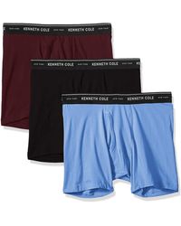 Multipack Kenneth Cole New York Mens Underwear Cotton Spandex Trunk