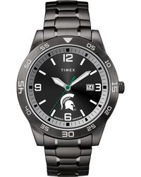 Timex - Tribute Collegiate Acclaim 42mm Watch – Michigan State Spartans With Black Stainless Steel Expansion - Lyst