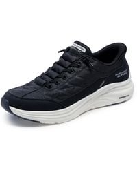 Skechers - Contour Foam Cozy Fit Hands Free Slip-in Sneaker,black/white,7 Wide - Lyst