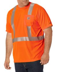 Carhartt - S High Visibility Force Short Sleeve Class 2 T-shirt - Lyst