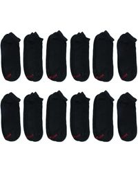 Hanes - Double Low Cut Socks 12-pair Pack - Lyst