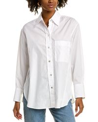 Vince - Oversized Long Sleeve Shirt - Lyst