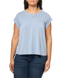 Lucky Brand - Smocked Sandwash Henley - Lyst