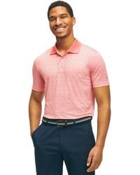 Brooks Brothers - Short Sleeve Performance Stretch Golf Polo Shirt - Lyst