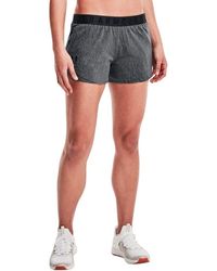Under Armour Women's Ua X Project Rock Bull Graphic Play Up Shorts