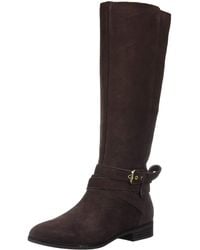 kensie short leather boot