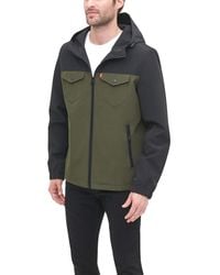 levi's arctic cloth hooded rain jacket