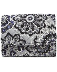 Vera Bradley - Cotton Riley Compact Wallet With Rfid Protection - Lyst