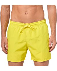 Lacoste - Lightweight Monochrome Swim Trunks - Lyst