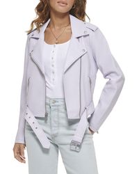 Levi's - The Belted Faux Leather Moto Jacket - Lyst