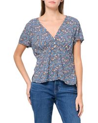 Lucky Brand - Printed Button Front Top - Lyst