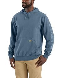 Carhartt - Relaxed Fit Midweight French Terry Graphic Sweatshirt (Thundercloud) Clothing - Lyst