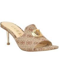 Guess - Snapps Heeled Sandal - Lyst