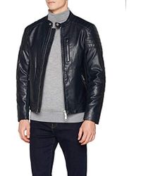 Armani Exchange Leather Jackets For Men Up To 61 Off At Lyst Com