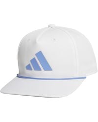 adidas - Midrange Structured Mid-crown Adjustable Fit Snapback Hat With Retro Rope Cording Detail - Lyst