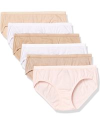 Hanes Ultimate womens 6-pack Breathable Cotton Hi-cut Panty Briefs